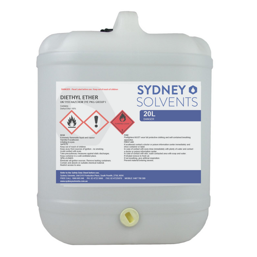 Diethyl Ether 20 litre - NO SHIPPING AVLIABLE